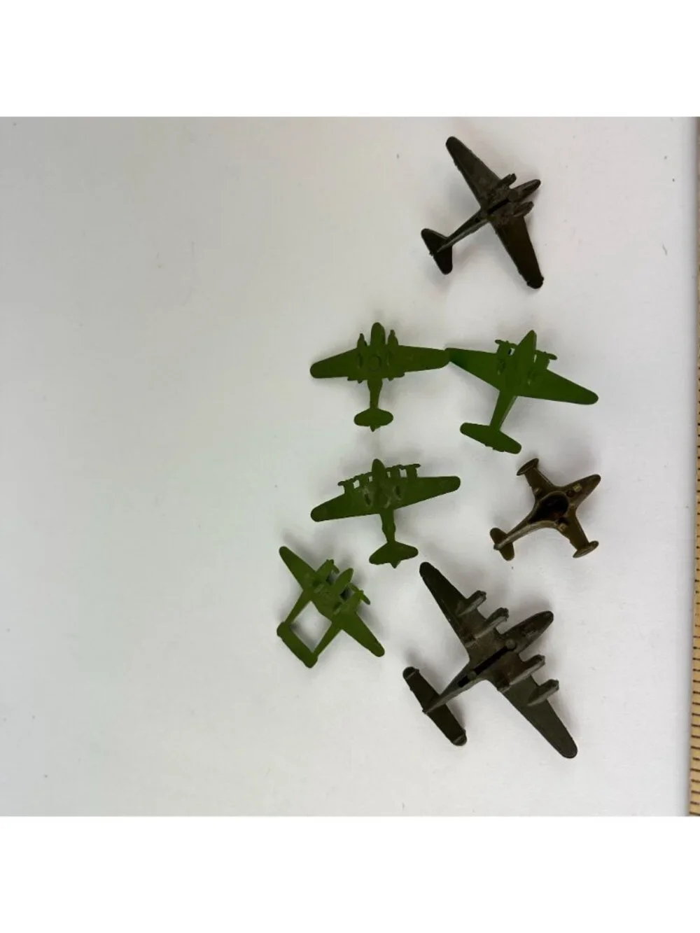 Lot Vintage Plastic Military Planes Toys